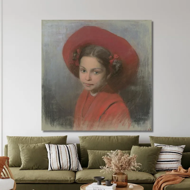 Retrato De La Hija Del Artista Georgina Ľudovít Čordák
