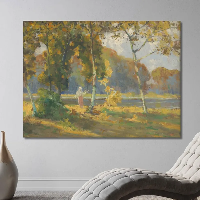 Paesaggio Estivo Con Betulle Ľudovít Čordák