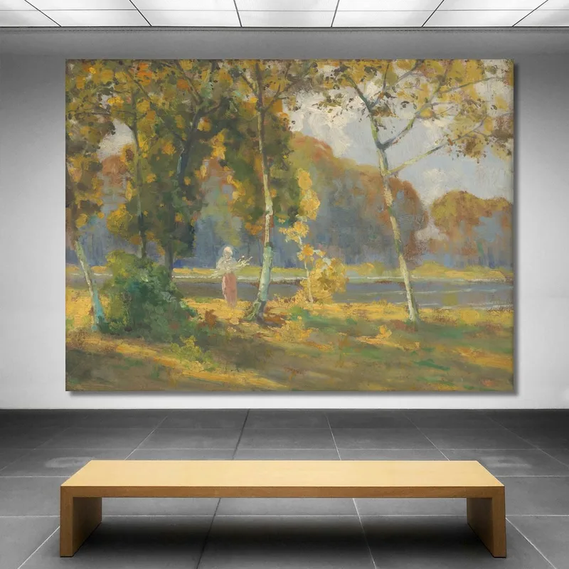 Paesaggio Estivo Con Betulle Ľudovít Čordák