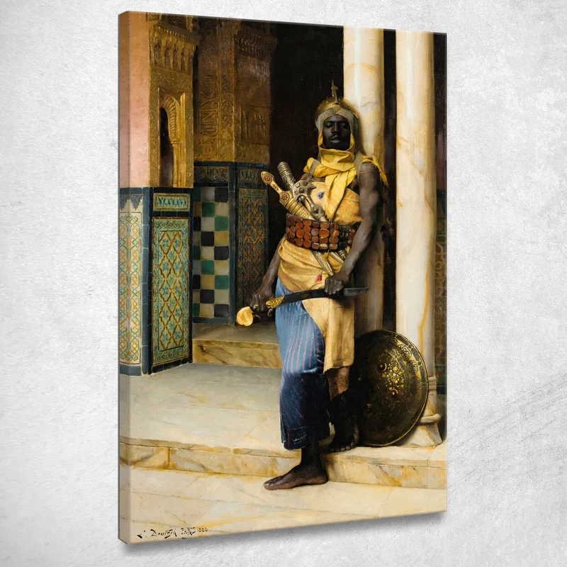 A Guardia Del Palazzo Ludwig Deutsch quadro stampa su tela