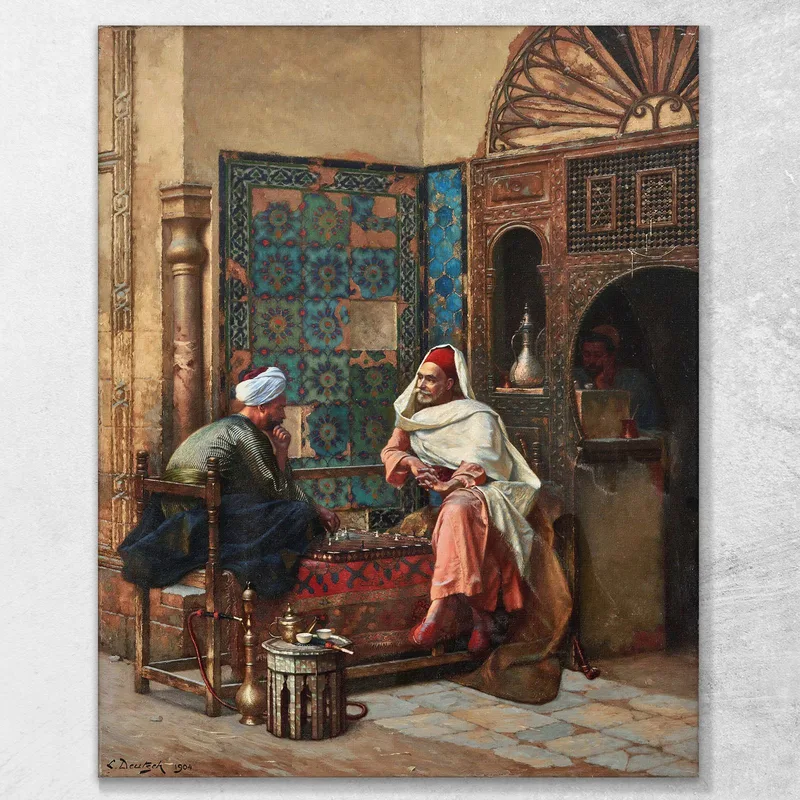 The Chess Players Ludwig Deutsch