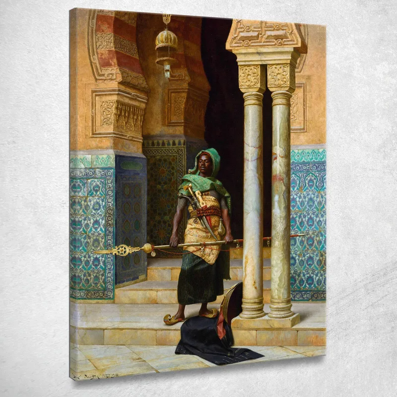 The Nubian Guard Ludwig Deutsch canvas print