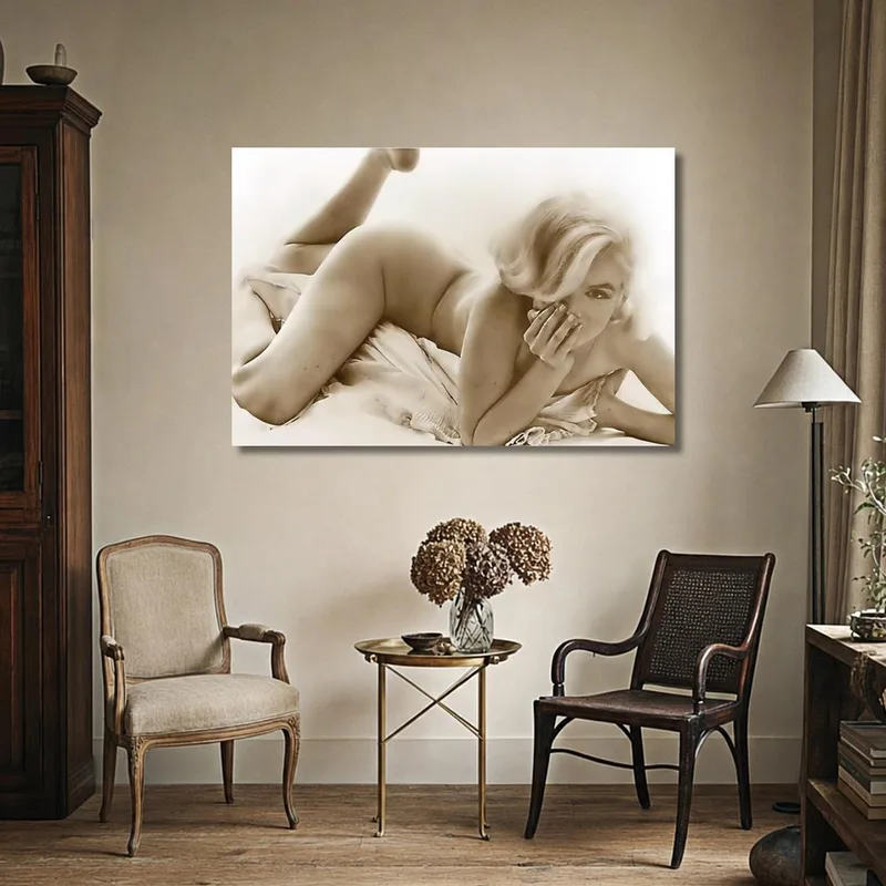 Quadro moderno marilyn monroe nuda