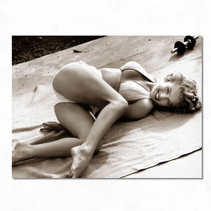 Lienzo artistico marilyn monroe en bikini