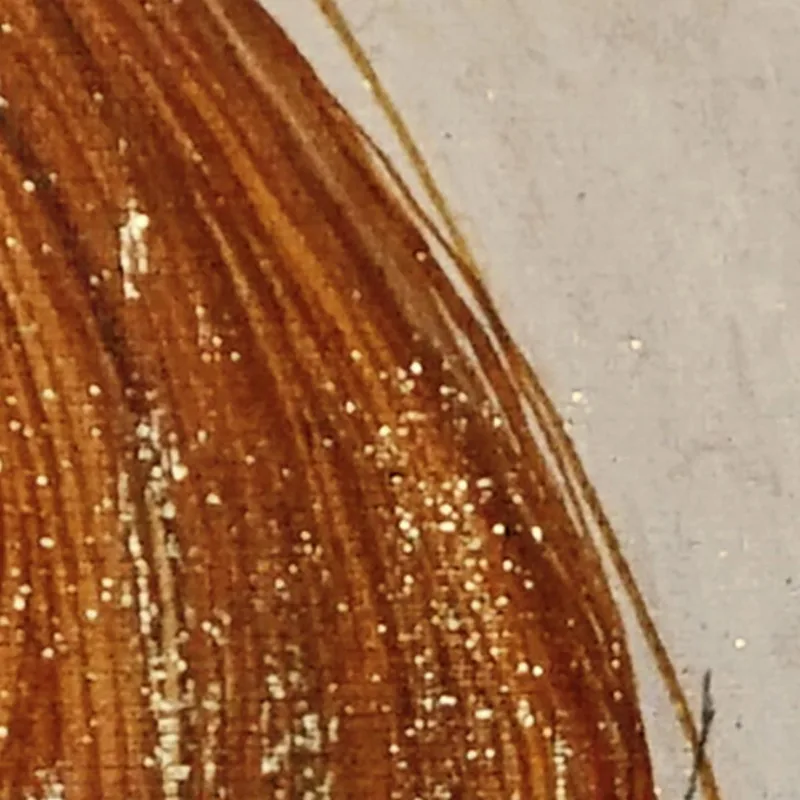 Donna dai Capelli Rossi con Farfalle quadro moderno su tela