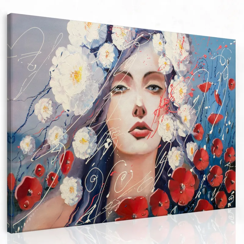 Elegancia floral cuadro moderno