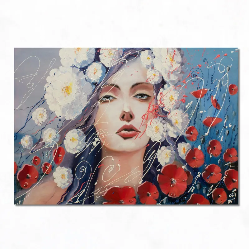 Elegancia floral cuadro moderno