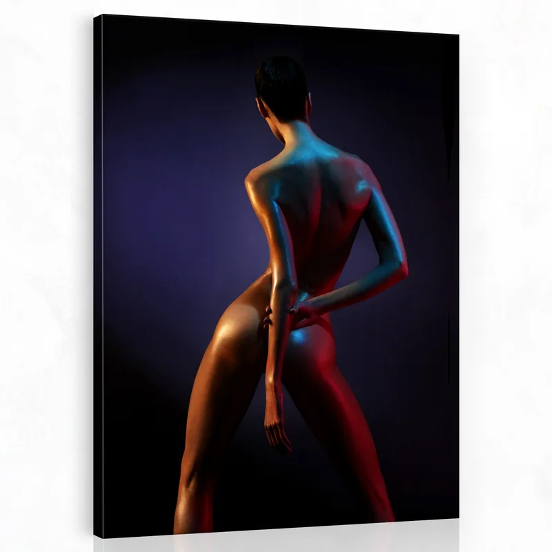 Lienzo artistico modelo femenino sexy