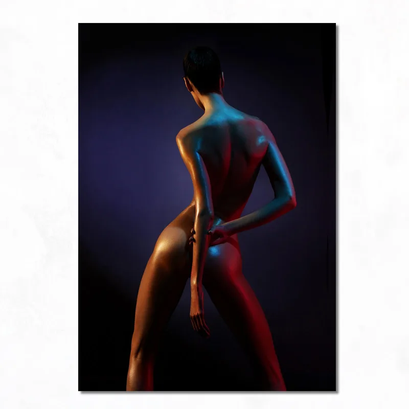 Lienzo artistico modelo femenino sexy