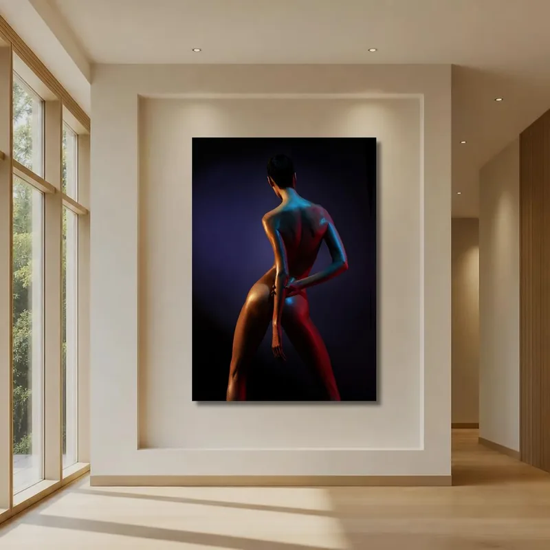 Lienzo artistico modelo femenino sexy