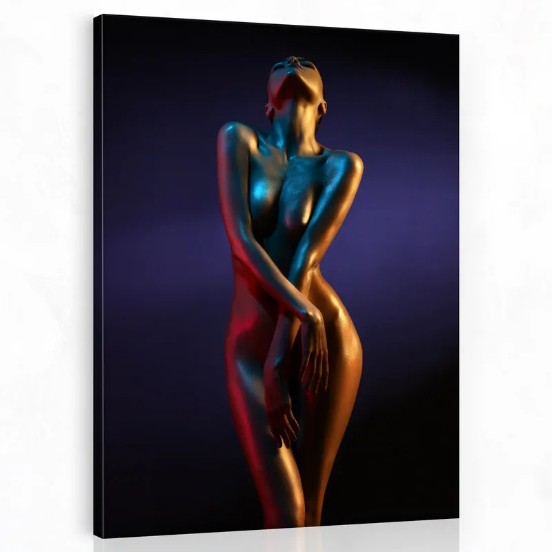Forma femenina elegante cuadro moderno