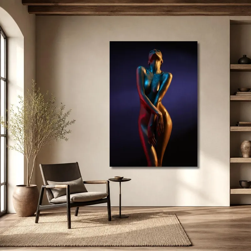 Forma femenina elegante cuadro moderno