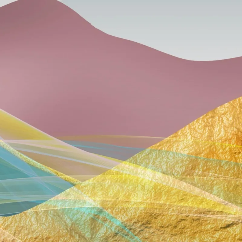 Goldenes Reh Landschaft drucken auf leinwand