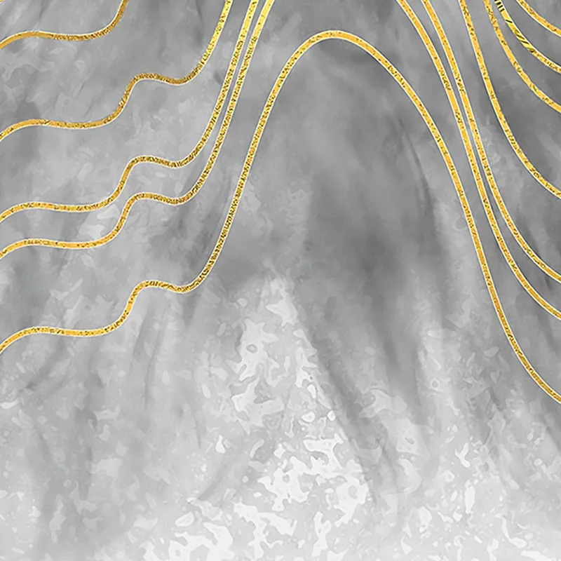 Serene Mountain Landscape modern canvas