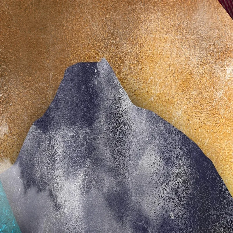 Kunstdruck abstrakte berglandschaft