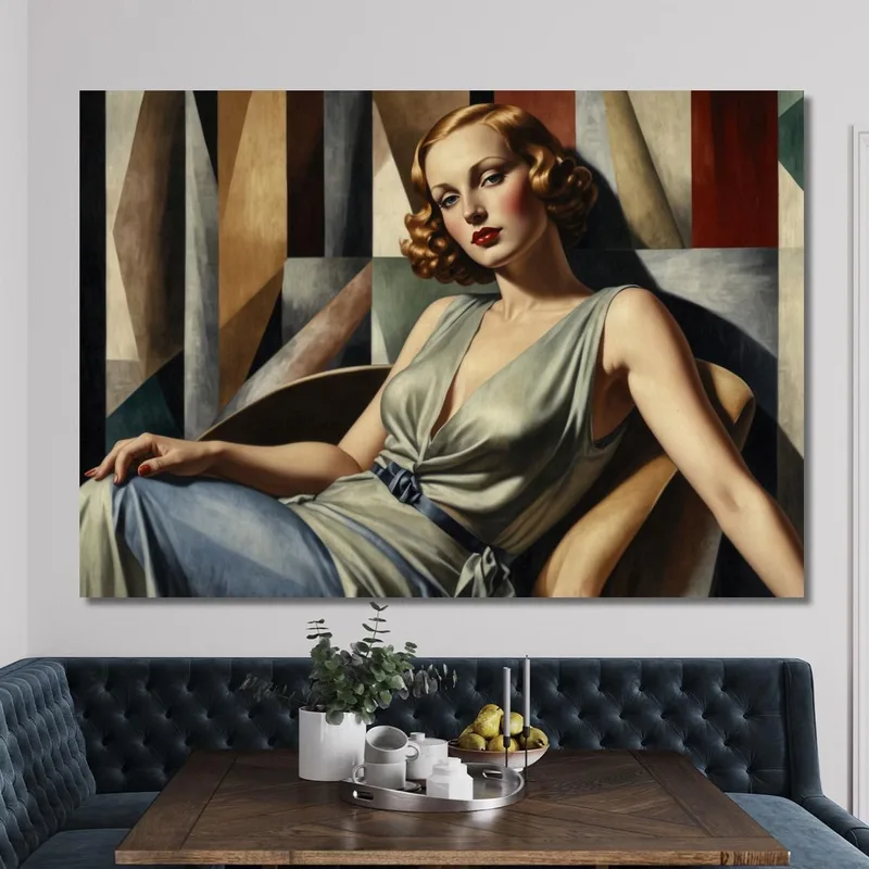 La Muse Dorée Style Tamara de Lempicka