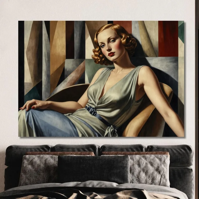 La Muse Dorée Style Tamara de Lempicka