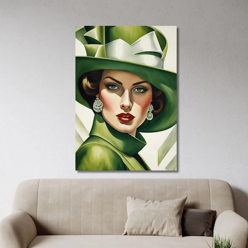 La Duquesa Verde Estilo Tamara de Lempicka