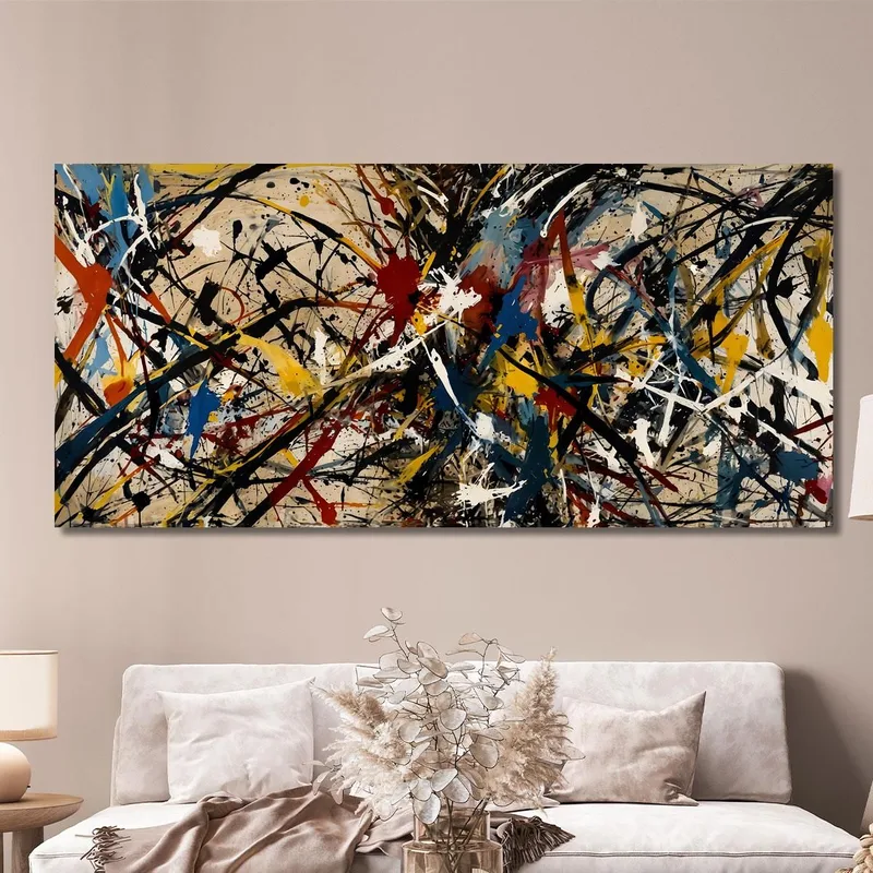 Chaos And Structure Style Jackson Pollock
