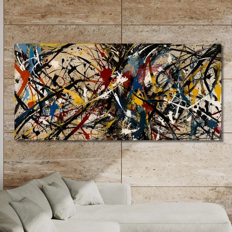 Chaos And Structure Style Jackson Pollock