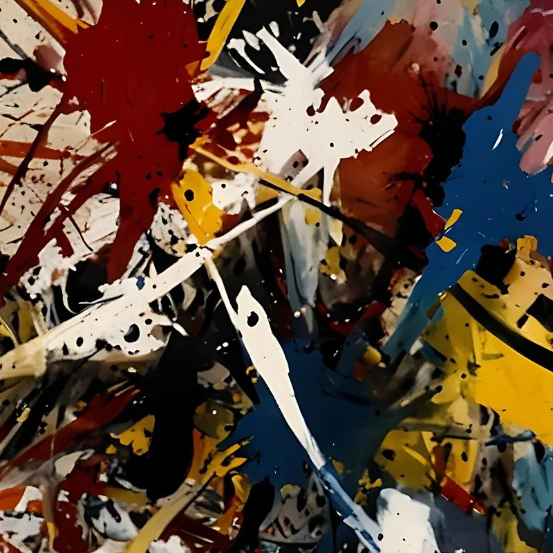 Chaos And Structure Style Jackson Pollock