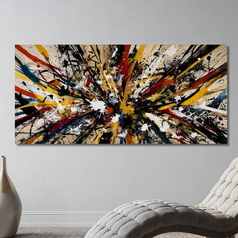 Color Explosion 2 Inspired Work Jackson Pollock