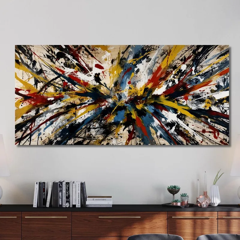 Color Explosion Inspired Work Jackson Pollock