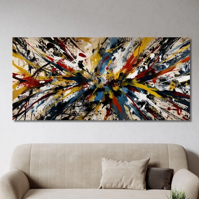 Color Explosion Inspired Work Jackson Pollock