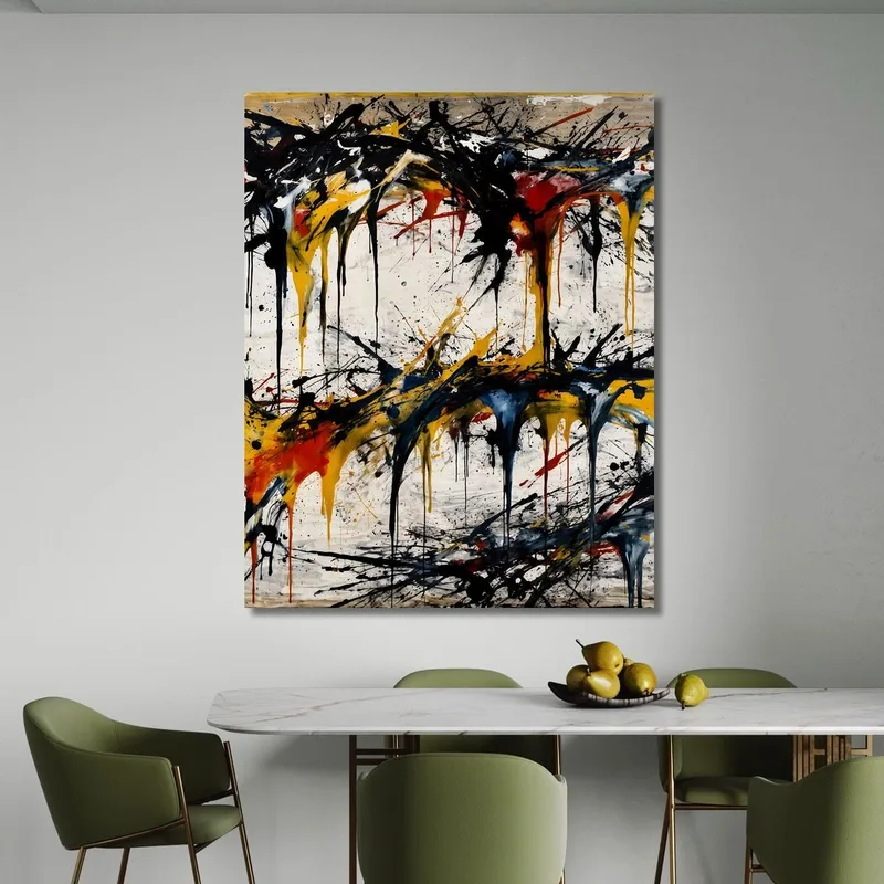 Liquid Expression Style Jackson Pollock