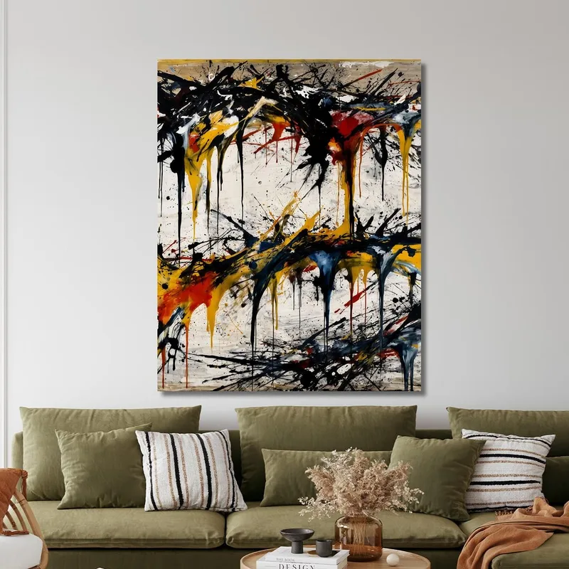 Liquid Expression Style Jackson Pollock