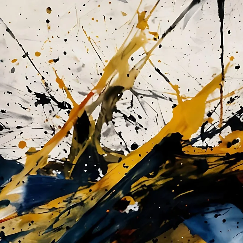 Liquid Expression Style Jackson Pollock
