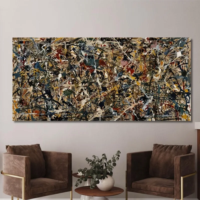 Number 1 Inspired Jackson Pollock