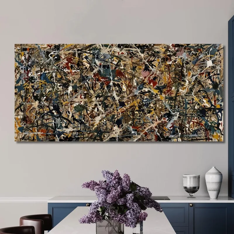 Number 1 Inspired Jackson Pollock