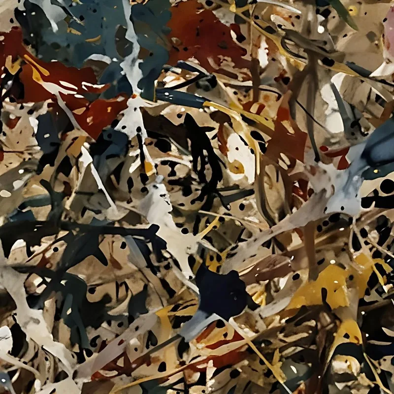 Number 1 Inspired Jackson Pollock