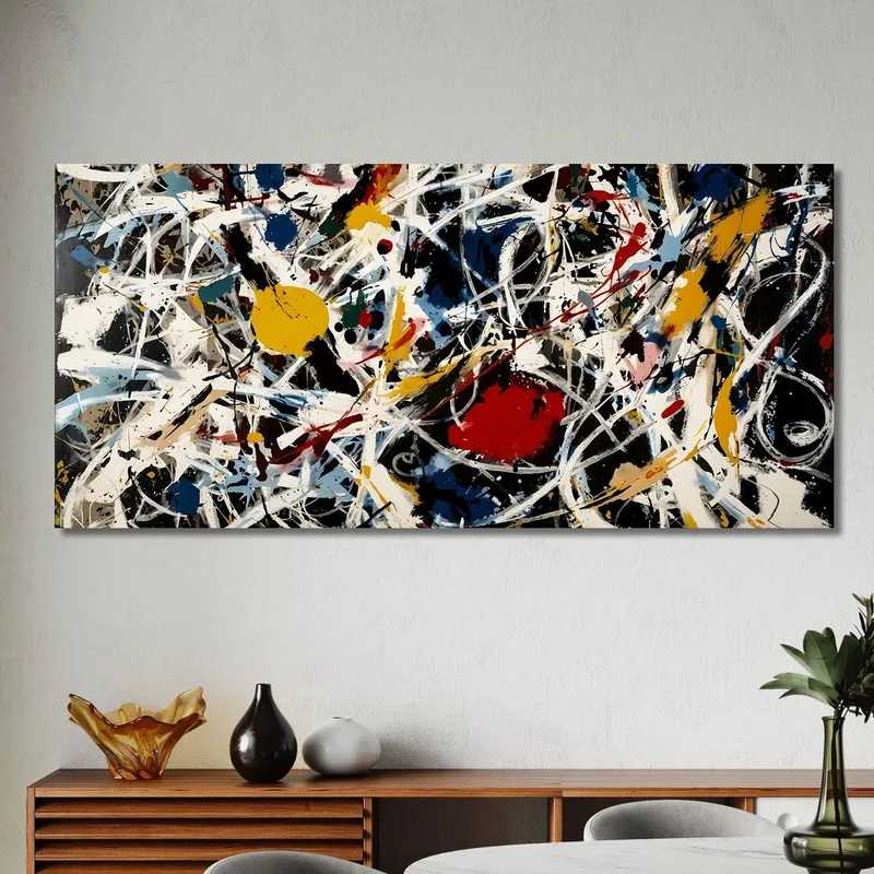 Number 15 Inspired Work Jackson Pollock