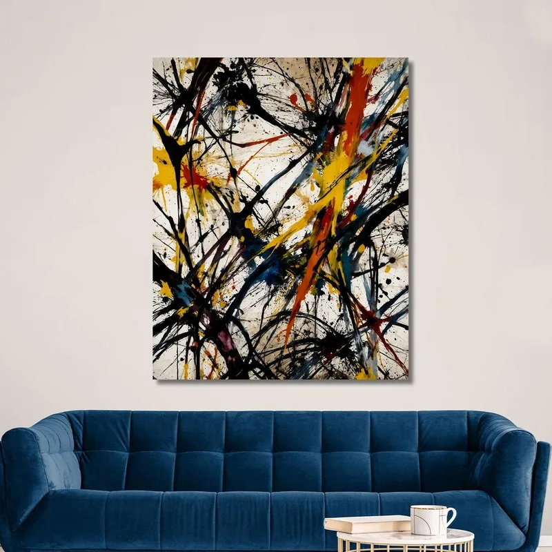 Numéro 26 Œuvre Inspirée Jackson Pollock