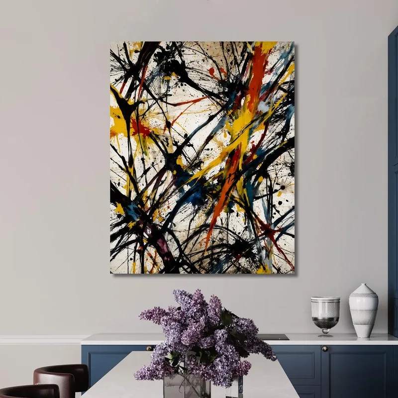 Numéro 26 Œuvre Inspirée Jackson Pollock