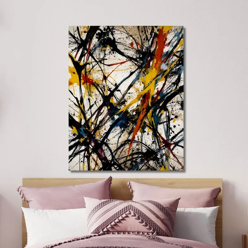 Numéro 26 Œuvre Inspirée Jackson Pollock