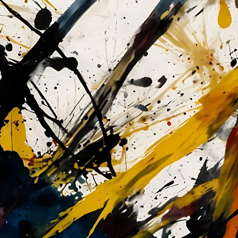Numéro 26 Œuvre Inspirée Jackson Pollock