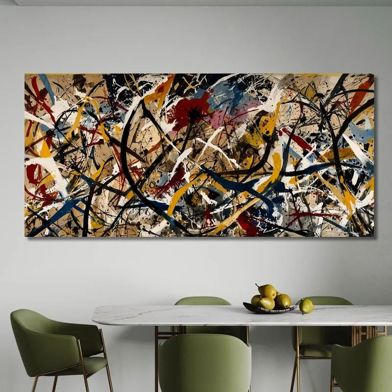 Number 30 Inspired Jackson Pollock