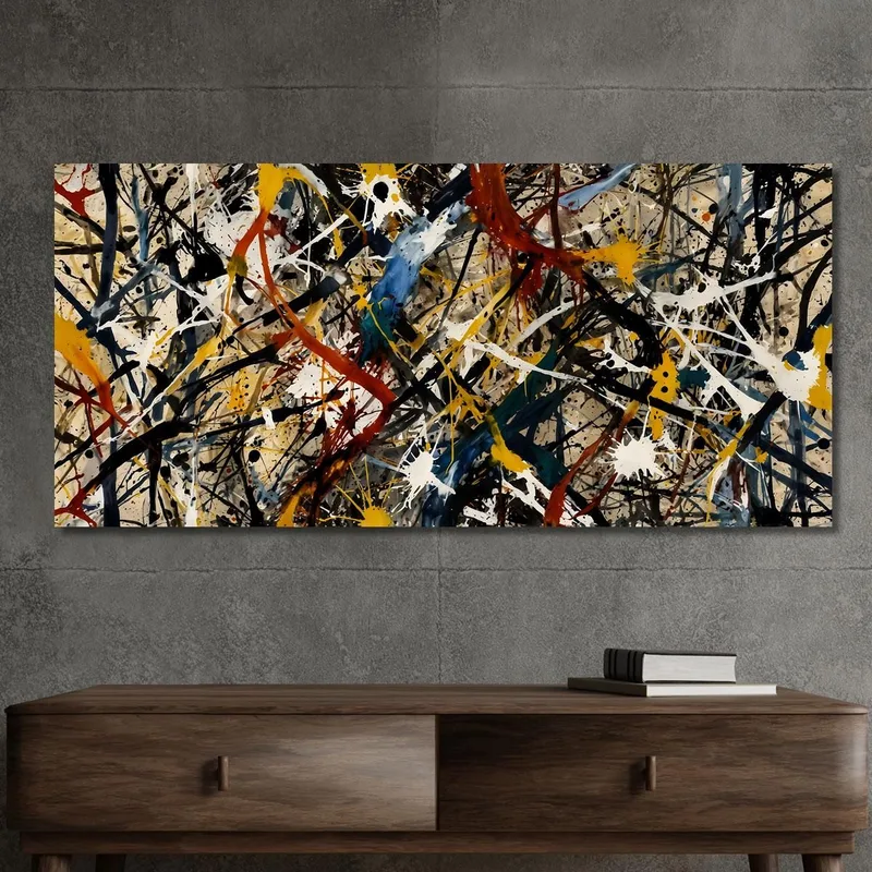 Nummer 5 Neuinterpretiert Jackson Pollock