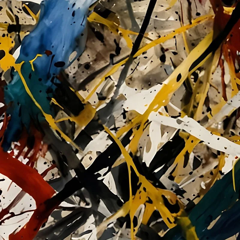 Nummer 5 Neuinterpretiert Jackson Pollock