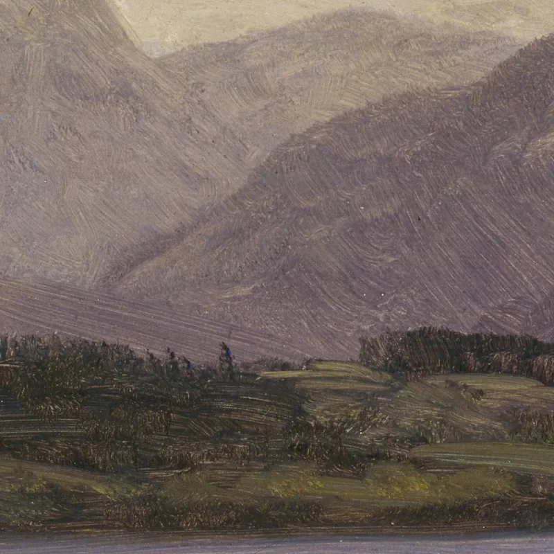 Catena Costiera Dell'Alaska Albert Bierstadt quadro stampa su tela