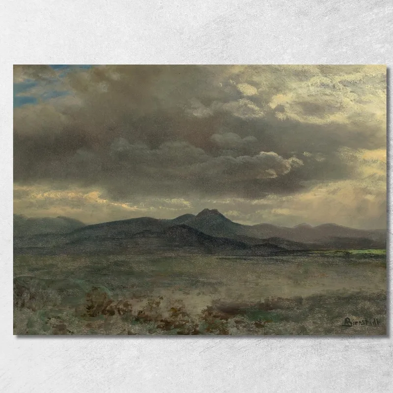 Studio Sulle Nuvole A San Francisco Albert Bierstadt quadro stampa su tela