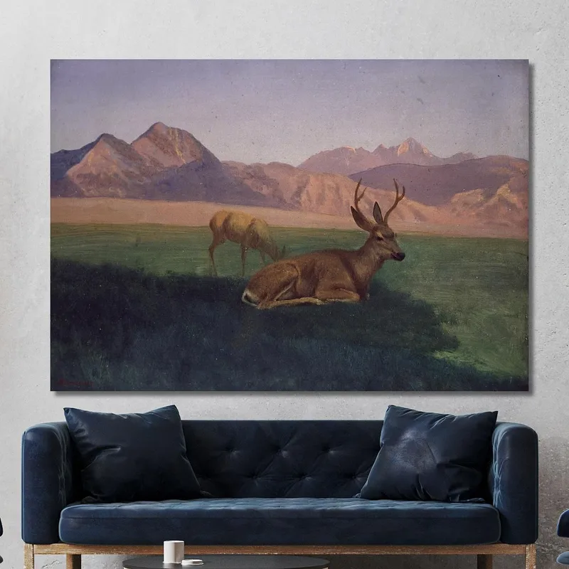 Cervo Albert Bierstadt