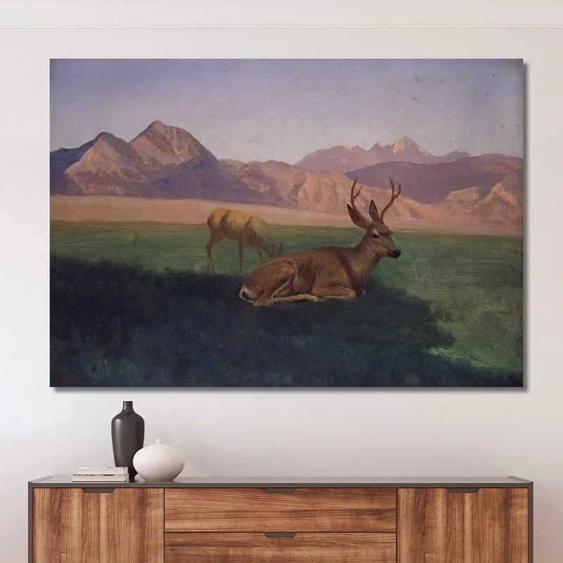 Cervo Albert Bierstadt