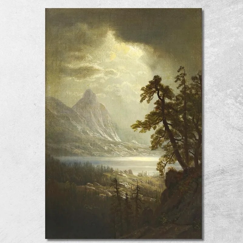 Estes Park Mattina Colorado Albert Bierstadt quadro stampa su tela