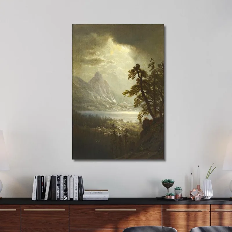 Estes Park Mattina Colorado Albert Bierstadt quadro stampa su tela