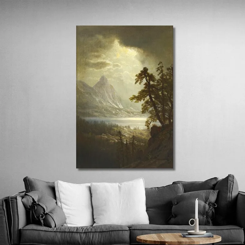 Estes Park Mattina Colorado Albert Bierstadt quadro stampa su tela