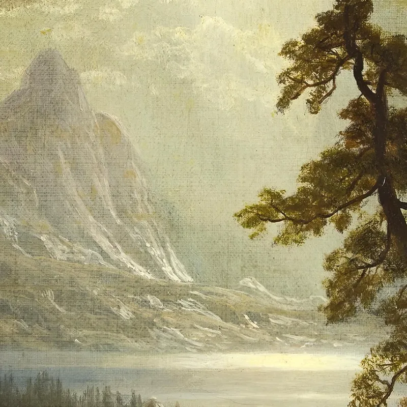 Estes Park Mattina Colorado Albert Bierstadt quadro stampa su tela